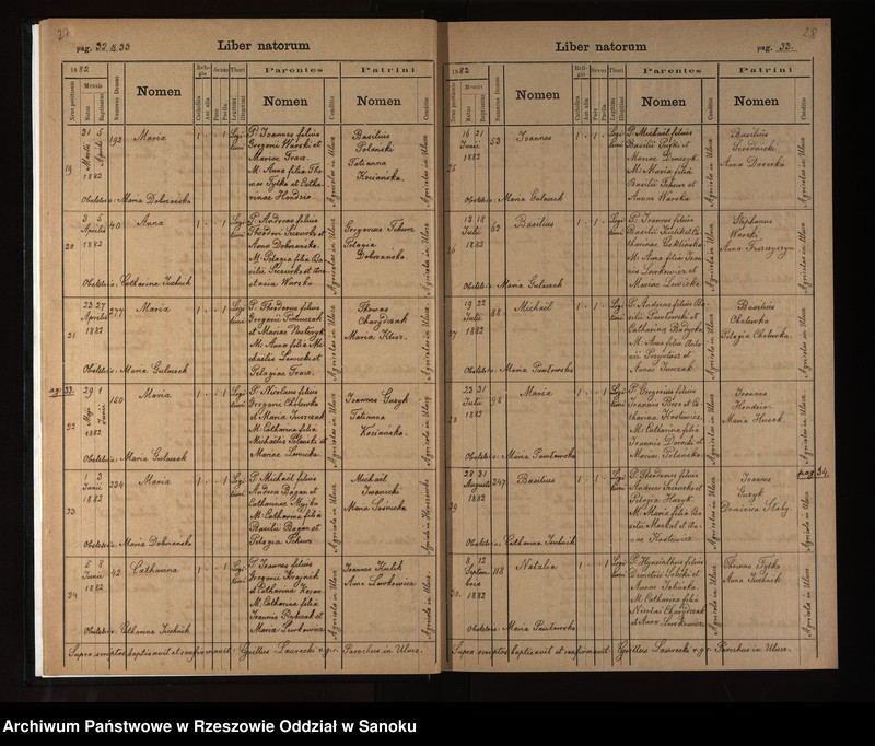 image.from.unit.number "Księga urodzeń, małżeństw, zgonów dla miejscowosci Ulucz, Horoszówka (Hroszówka)"