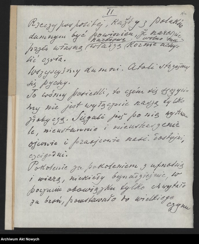 image.from.unit.number "Exposé I. J. Paderewskiego (bruliony) oraz wyciąg ze sprawozdania z 3-go posiedzenia Sejmu Ustawodawczego"