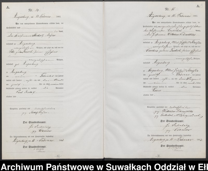 image.from.unit.number "Geburts-Neben-Register des Preussischen Standes-Amtes Angerburg Kreis Angerburg"