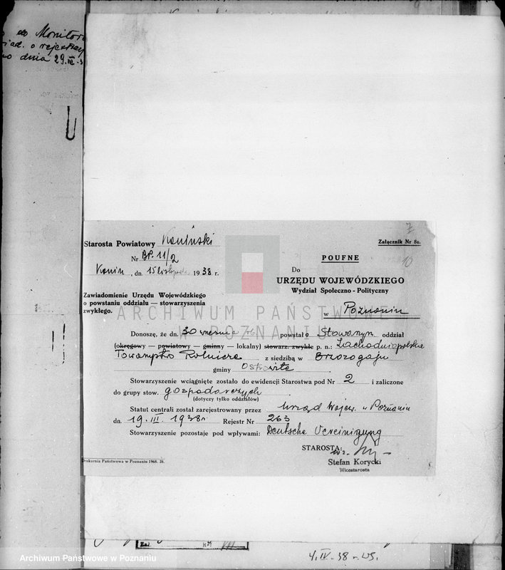 Obraz 14 z jednostki "/Różne sprawy stowarzyszeń/"