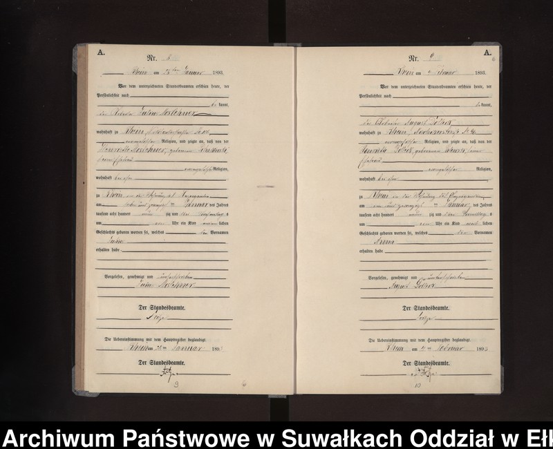 image.from.unit.number "Geburts-Neben-Register des Preussischen Standes-Amtes Rhein Kreis Loetzen"