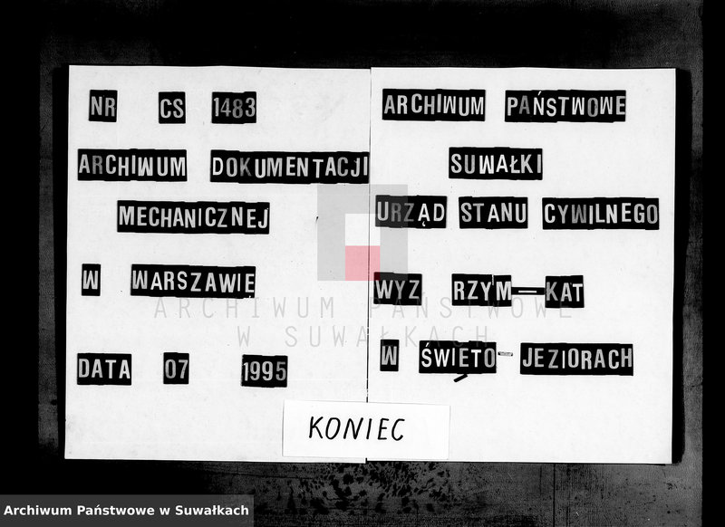 Obraz 13 z jednostki "Anexa tyczące się Dowody do Akt Ślubnych Parafii Katolickiej Sto Jeziory z Roku 1867"