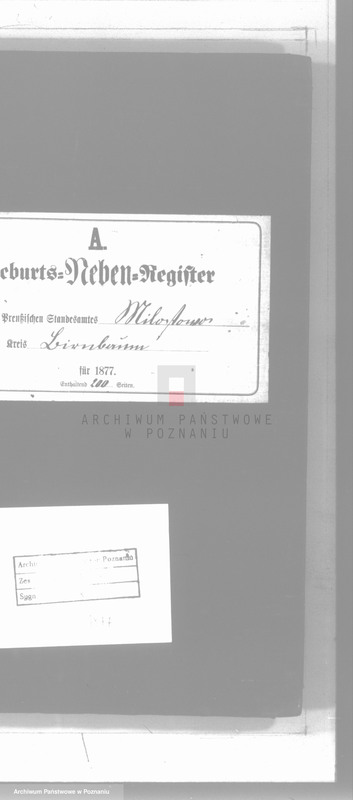 Obraz 1 z jednostki "Księga urodzeń"