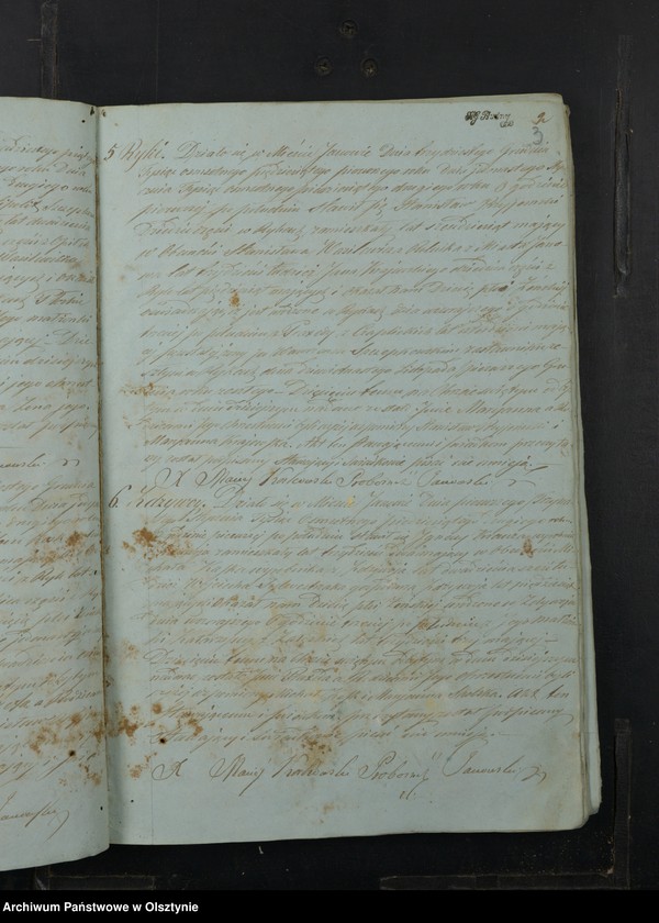 image.from.unit.number "Akta Urodzenia, Małżeństw, Zeyścia Parafij Janowskiej Powiatu Przasnyskiego w Gubernij Płockiej z roku 1852"