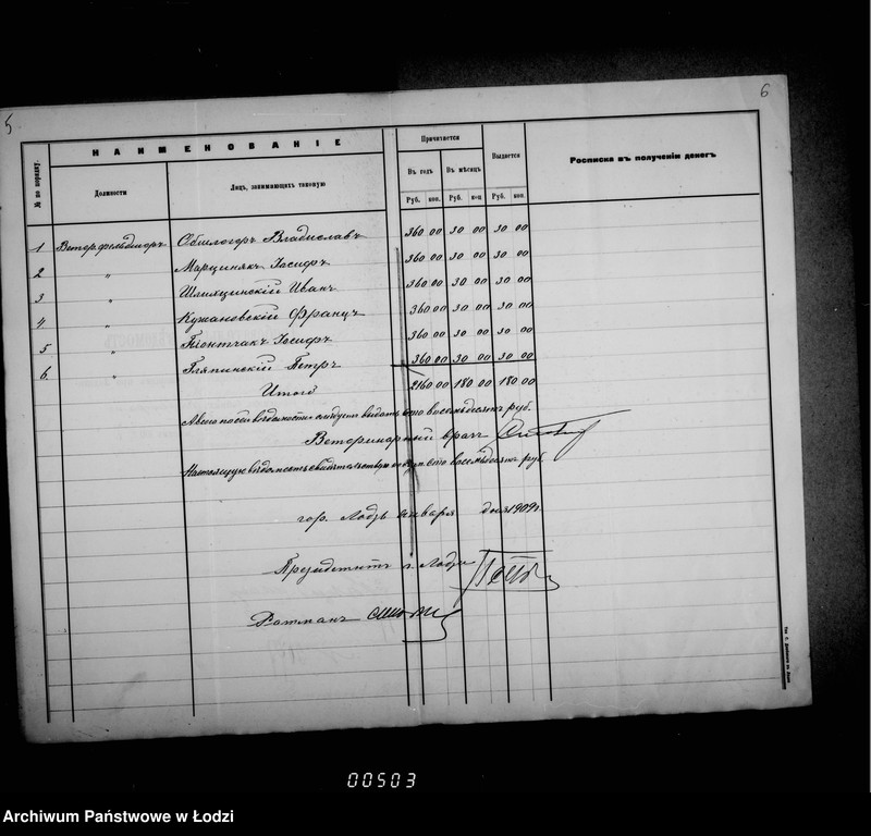 Obraz 9 z jednostki "O zameščenji dolžnostej v gorodskoj skotobojne i uplate voznagraždenija služaščim"