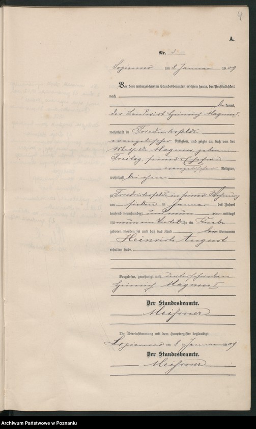 Obraz 7 z jednostki "Geburts-Nebenregister"