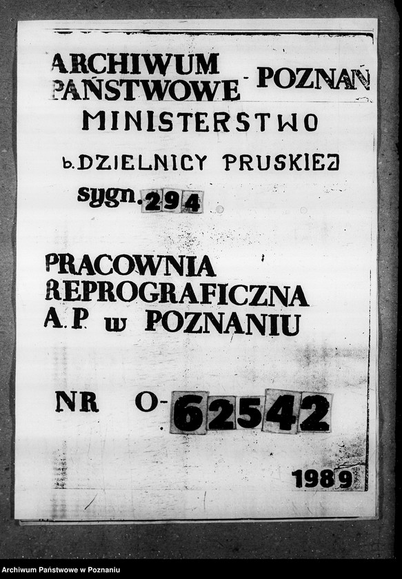 Obraz 1 z jednostki "Domeny - sprawy dzierżaw"