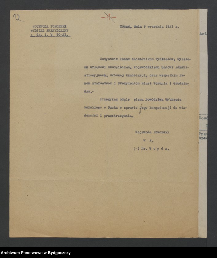 image.from.unit.number "Sprawy innych wydziałów, opracowane w Wydziale Prezydialnym. Tom II"