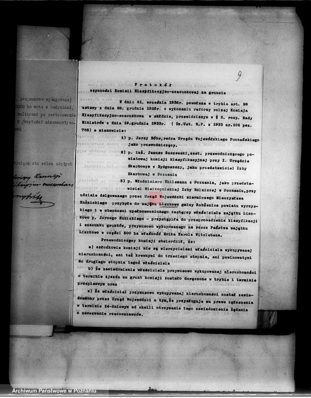 Obraz 13 z jednostki "Operat szacunkowy gruntów przymusowo-wykupionych z majątku Liszkowo powiatu wyrzyskiego"