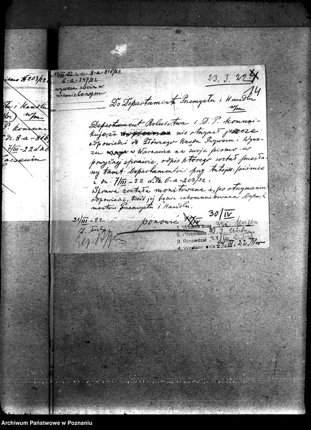 Obraz 18 z jednostki "Sprawy szczegółowo-administracyjne Aprowizacja - rozporządzenia i zarządzenia"