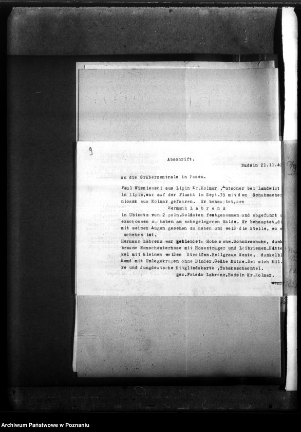 Obraz 13 z jednostki "Hermann Labrenz aus Budrin, Kreis Kolmar (Chodzież)"