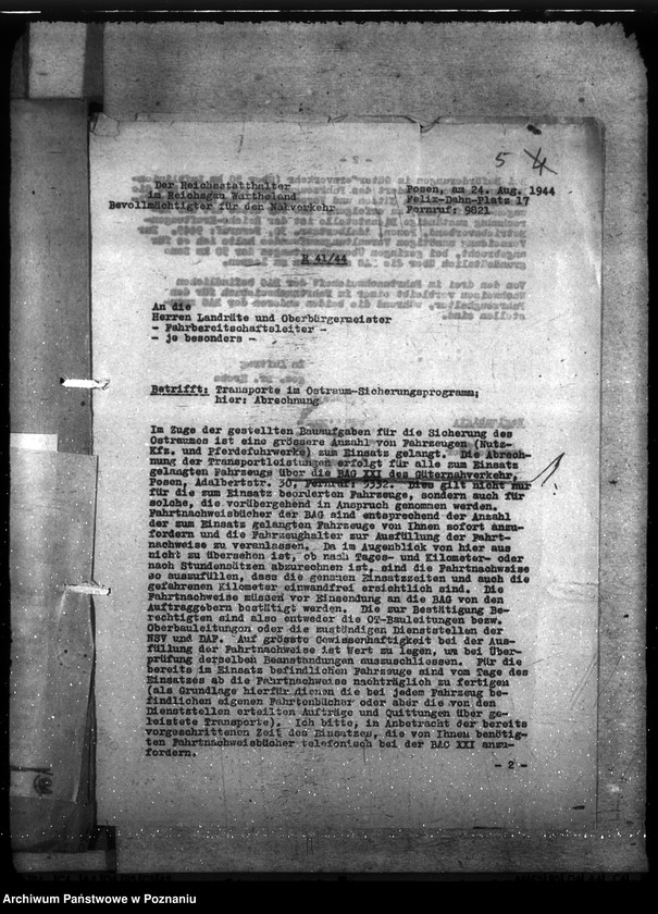 Obraz 9 z jednostki "Koszty i dochody związane ze złupionymi towarami w Warszawie"