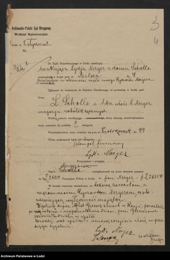 Obraz 6 z jednostki "L. Schollc i S-ka- magazyn robótek ręcznych"