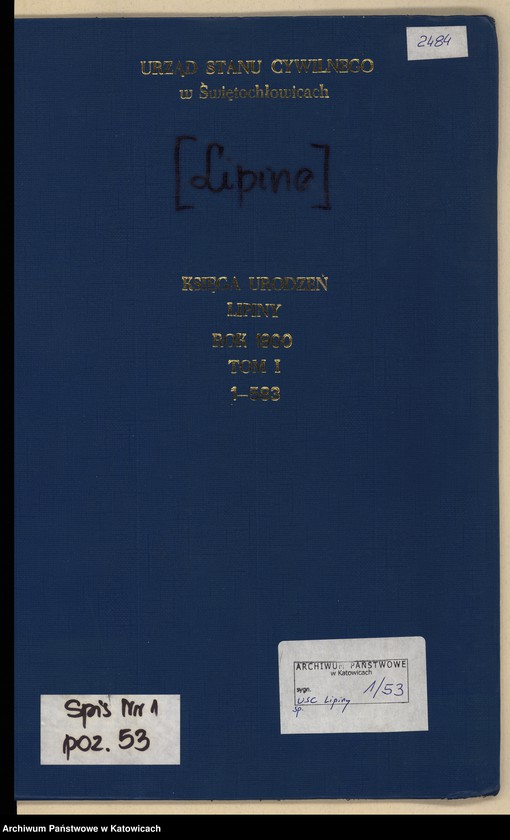 image.from.unit.number "Księga urodzeń T.1 nr 1-583"