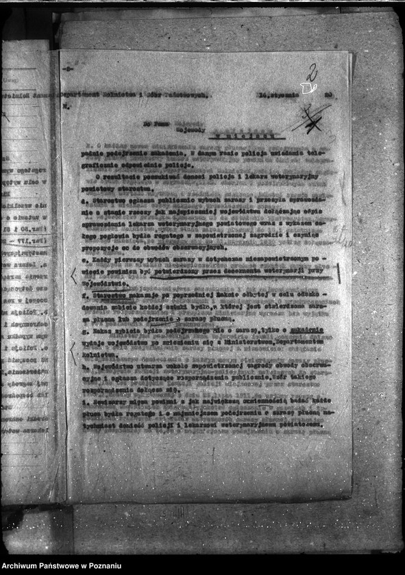 Obraz 6 z jednostki "Sprawy ogólne Wykazy chorób zaraźliwych; [księgosusz, zaraza płucna]"