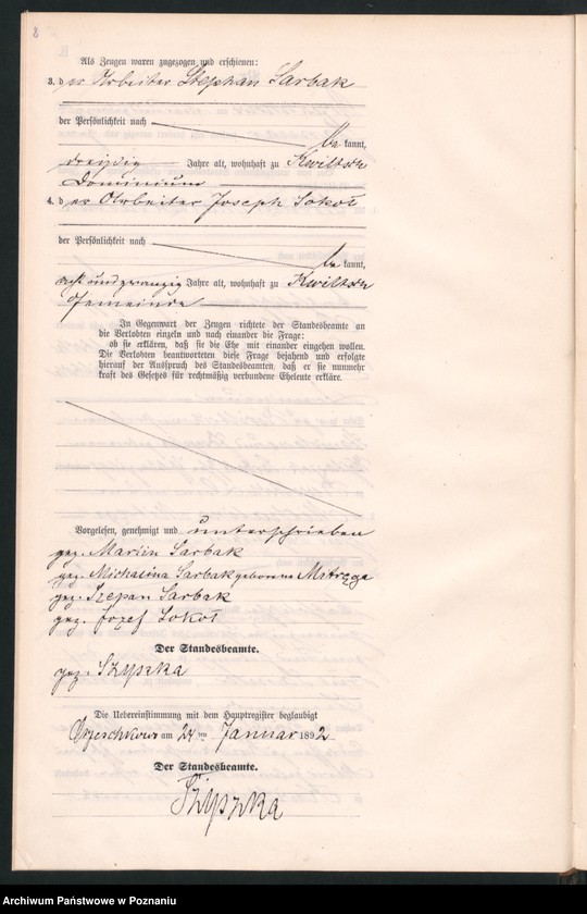 Obraz 11 z jednostki "Księga małżeństw"