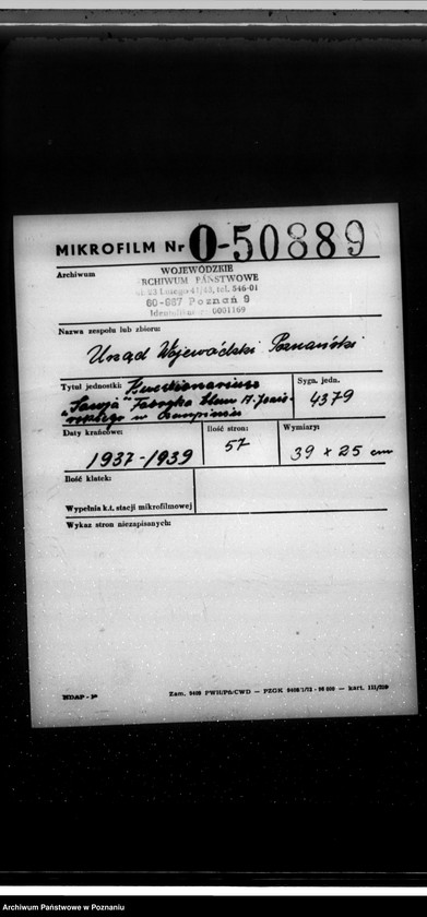 Obraz 2 z jednostki "Kwestionariusz "Sawja" Fabryka tlenu A. Jezierskiego w Czempiniu"