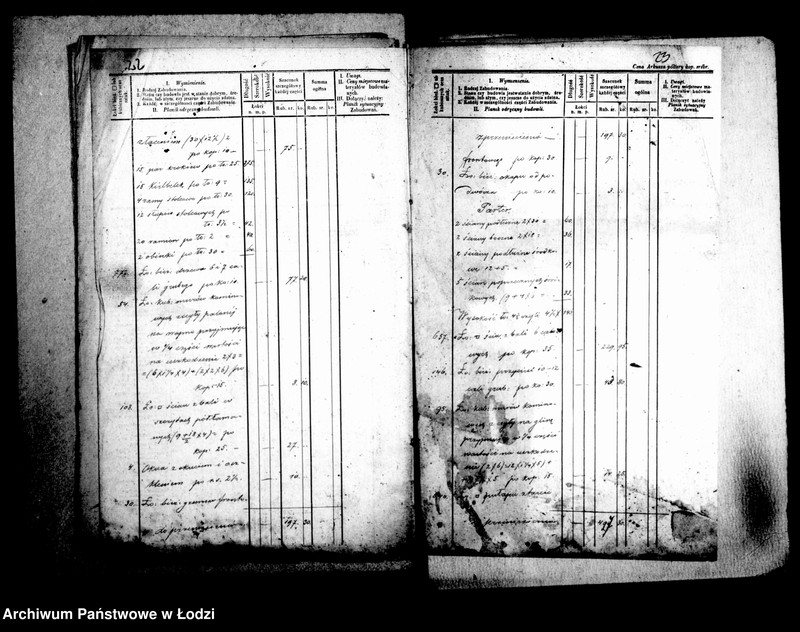 Obraz 16 z jednostki "[Ubezpieczenia - szacunki szczegółowe zabudowań na obszarze Łodzi]"