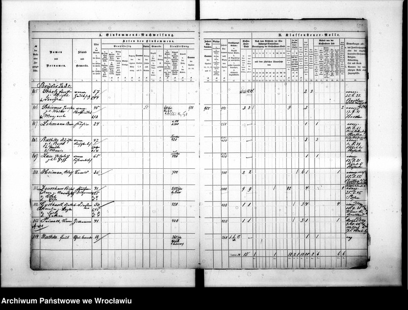 image.from.unit.number "Klassensteuerrolle nebst Eikommens - Nachweisung"