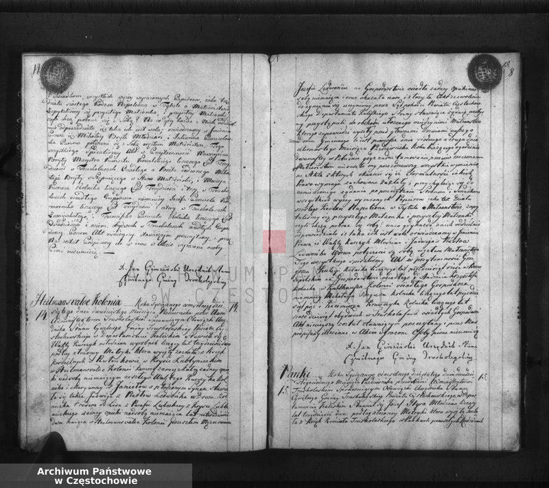 Obraz 10 z jednostki "Akta cywilne małżeństwa gminy Truskolasy od dnia 1 miesiąca maja 1810 roku do dnia 30 miesiąca kwietnia 1811 roku wpisane"