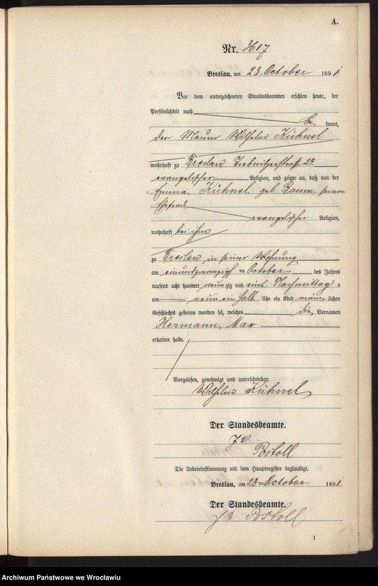 image.from.unit.number "Księga urodzeń Wrocław III 1891 t.10"