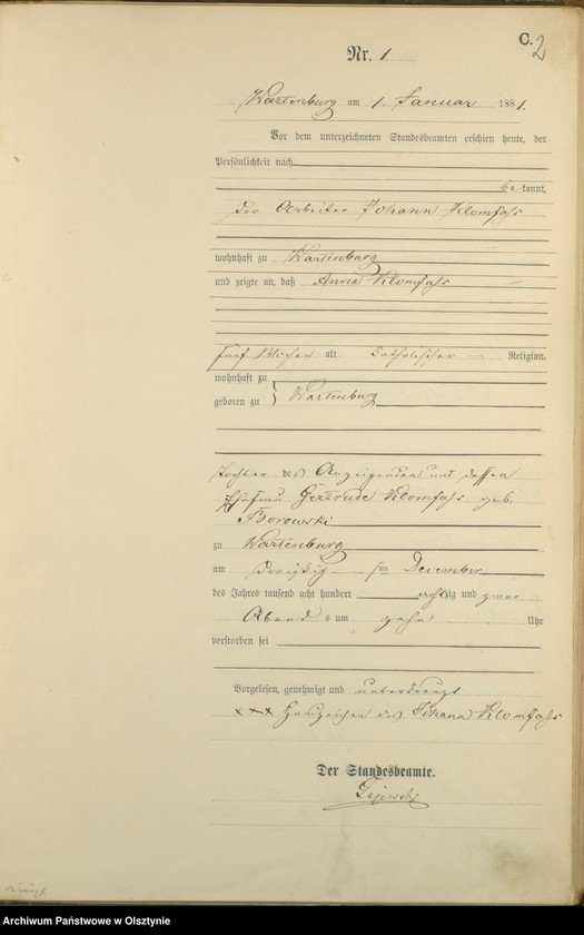 image.from.unit.number "Sterbe-Haupt-Register Nr 1 - 122"