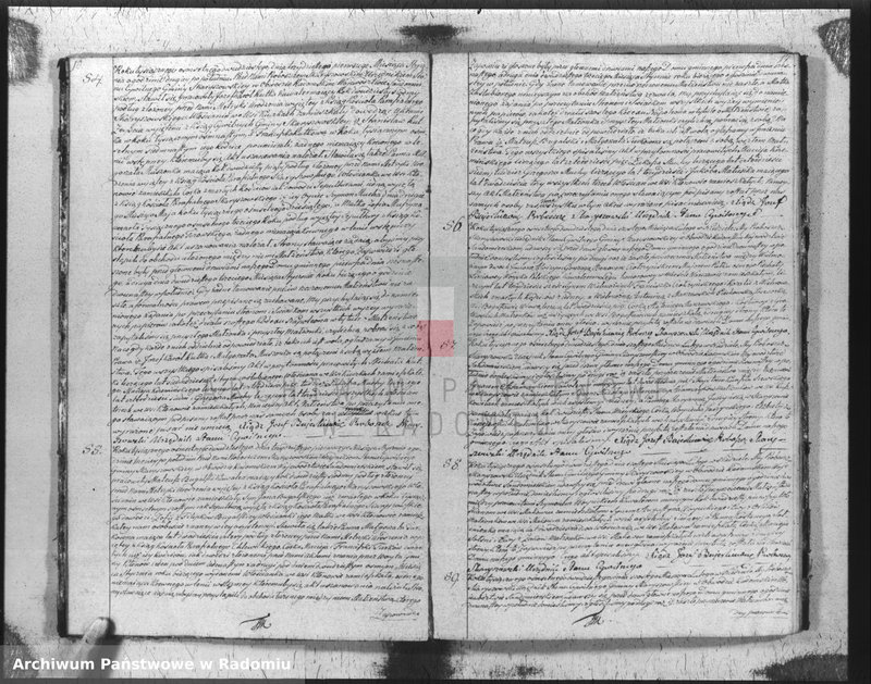 Obraz 11 z jednostki "Akta stanu cywilnego parafii Skaryszów małżeństw na rok 1820"