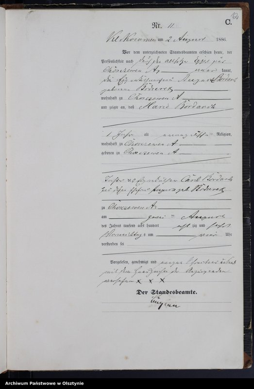 image.from.unit.number "Sterbe-Haupt-Register Nr 1 - 24"
