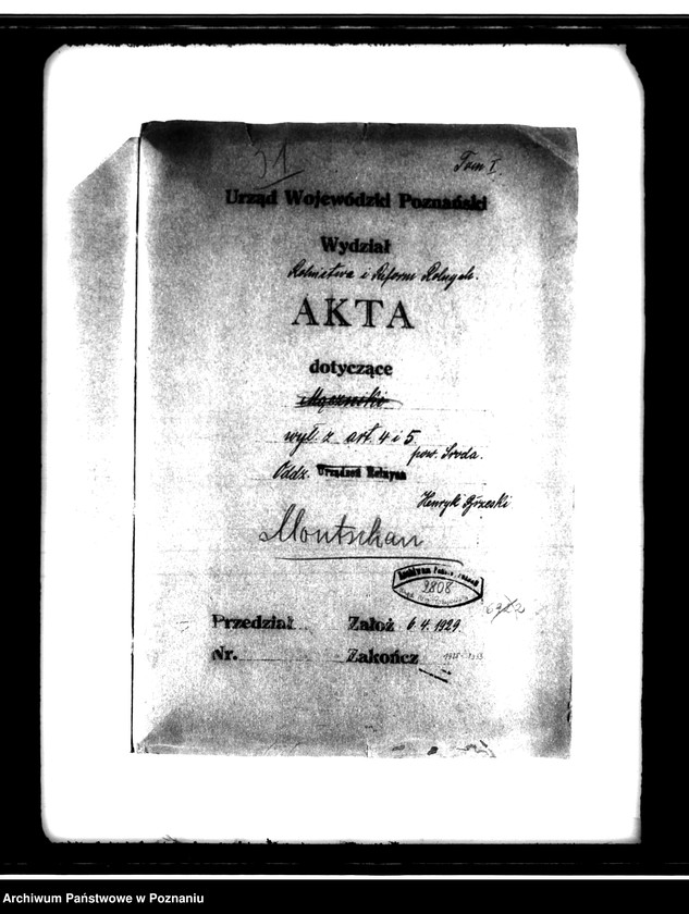 image.from.unit.number "/Majętność/ Mączniki powiat średzki wyłączenie z art.4 i 5 ustawy o wykonanie reformy rolnej/ Henryk Brzeski"