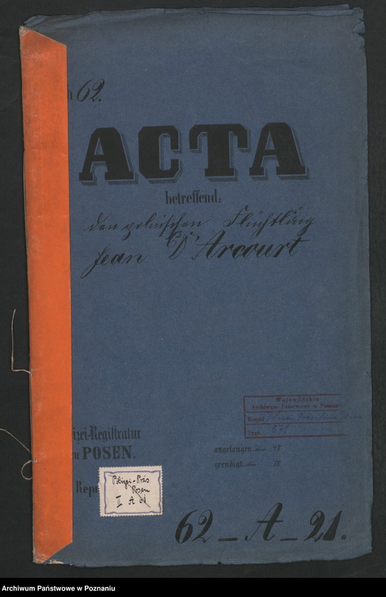 Obraz 2 z jednostki "A. betr. den polnischen Flüchtling Jean d