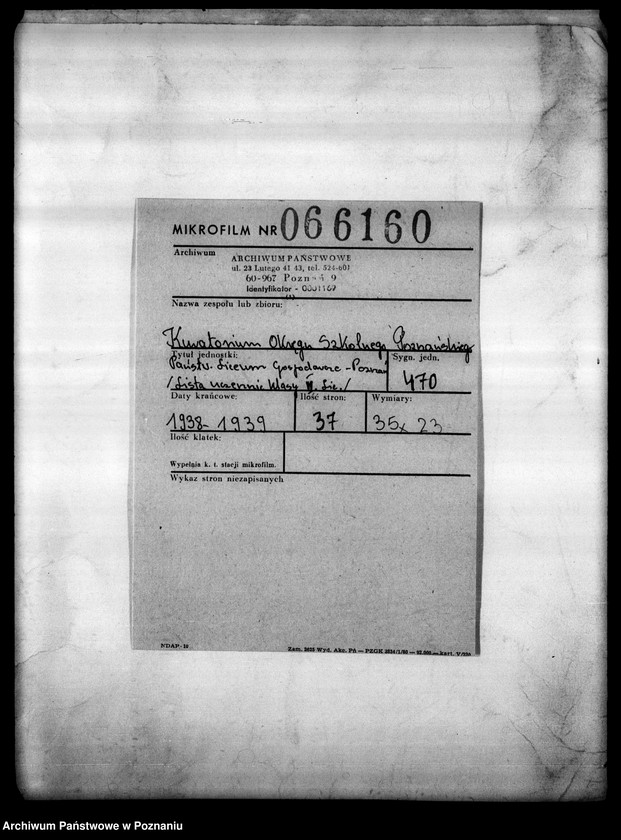 Obraz 2 z jednostki "Państwowe Liceum Gospodarcze- Poznań [lista uczennic klasy II. lic.]"