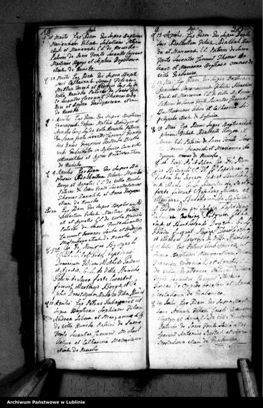 Obraz 13 z jednostki "Liber baptisatorum, copulatorum et mortuorum"