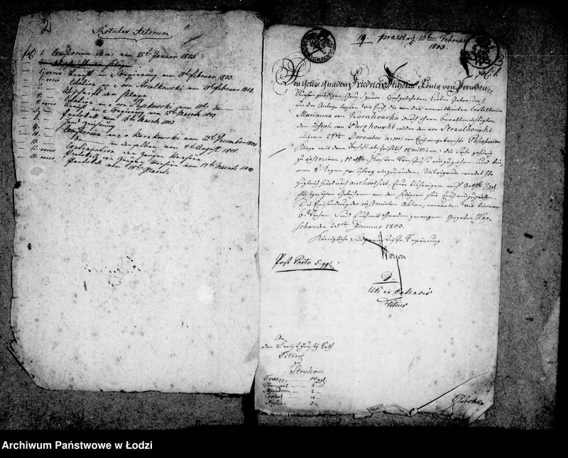 Obraz 5 z jednostki "Akta tyczące się sporu granicznego pomiędzy gminą miasta Łodzi a Dobrami Radogoszcz i Bałutami"