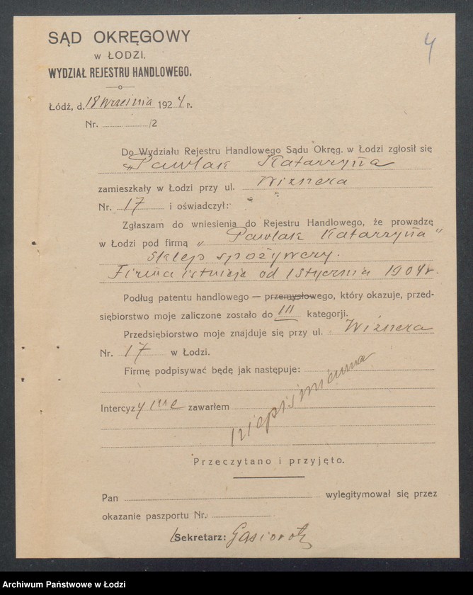 Obraz 6 z jednostki "Katarzyna Pawlak - sklep spożywczy"