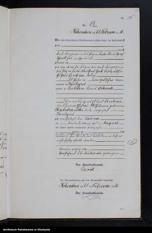 image.from.unit.number "Sterbe-Neben-Register Nr 1 - 150"