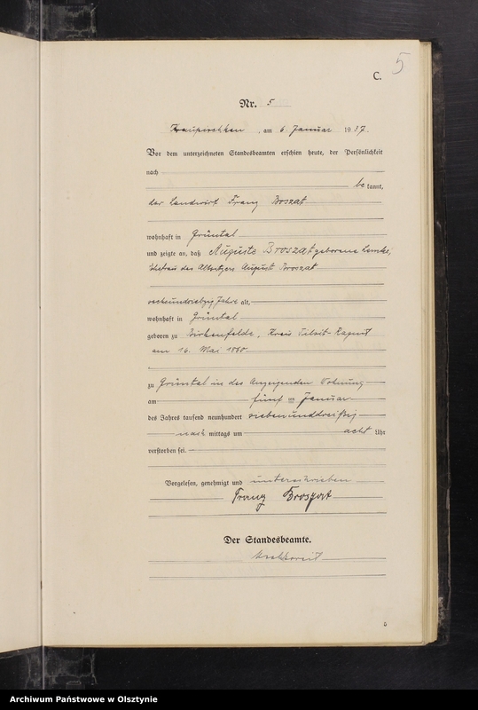 image.from.unit.number "Sterbe-Register/Haupt-Register/Nr 1 - 83"