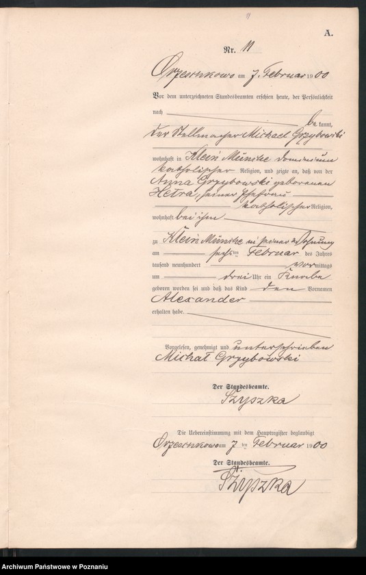 Obraz 14 z jednostki "Geburts-Neben-Register"