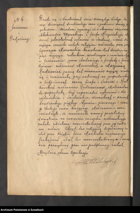 image.from.unit.number "Księga akt małżeństw par. Smolniki za 1919-29 r."