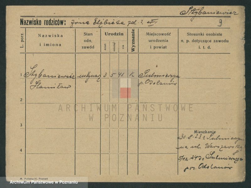 Obraz 20 z jednostki "Stybaniewicz - Suchopartka"