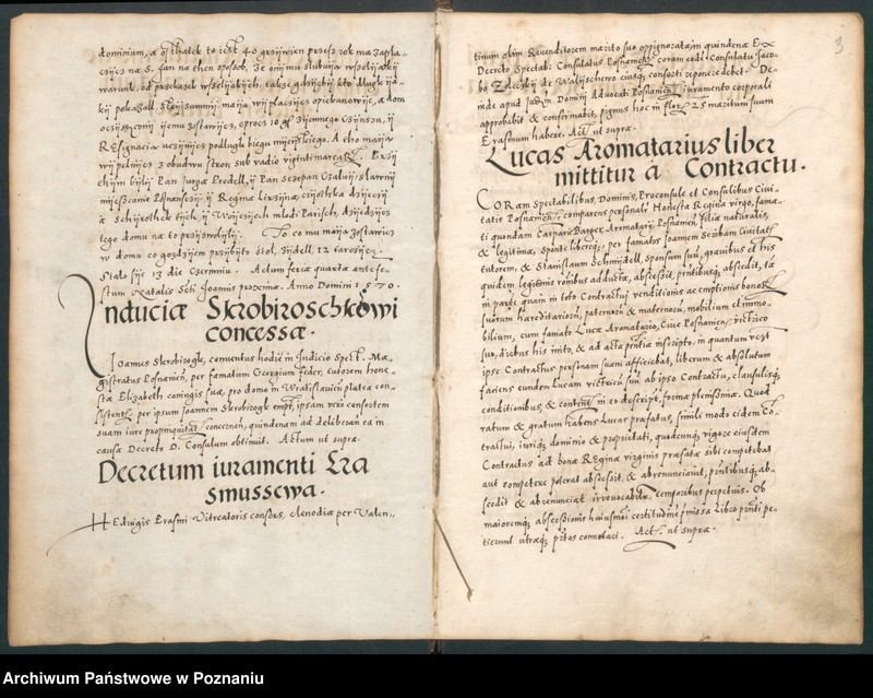 Obraz 7 z jednostki "Liber actorum civitatis Posnaniae."