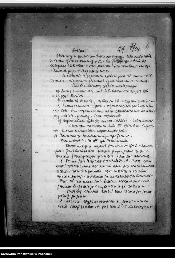 Obraz 10 z jednostki "Protokoły, rozkazy, komunikaty, okólniki, sprawozdania Związku Oficerów Rezerwy Rzeczypospolitej Polskiej. Regulamin dla Kół Podchorążych Rezerwy"