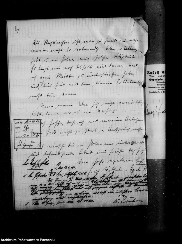 Obraz 8 z jednostki "Bewerbungen um Anstellung"