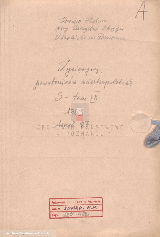 Obraz 4 z jednostki "Życiorysy powstańców wielkopolskich: S - tom lX /Sutkowski Józef - Szczepański Wojciech/."