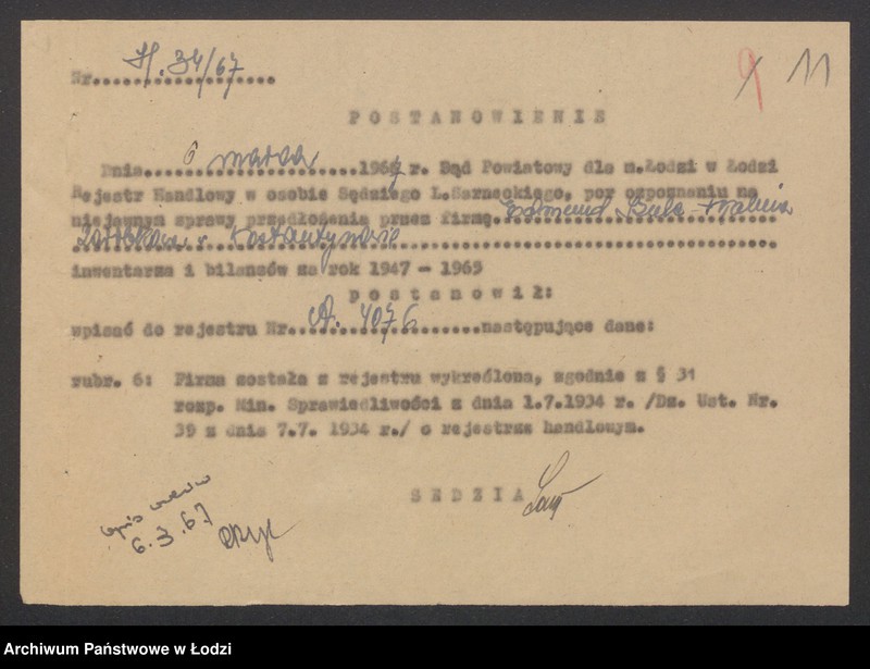 Obraz 13 z jednostki "Edmund Szulc- tkalnia zarobkowa"