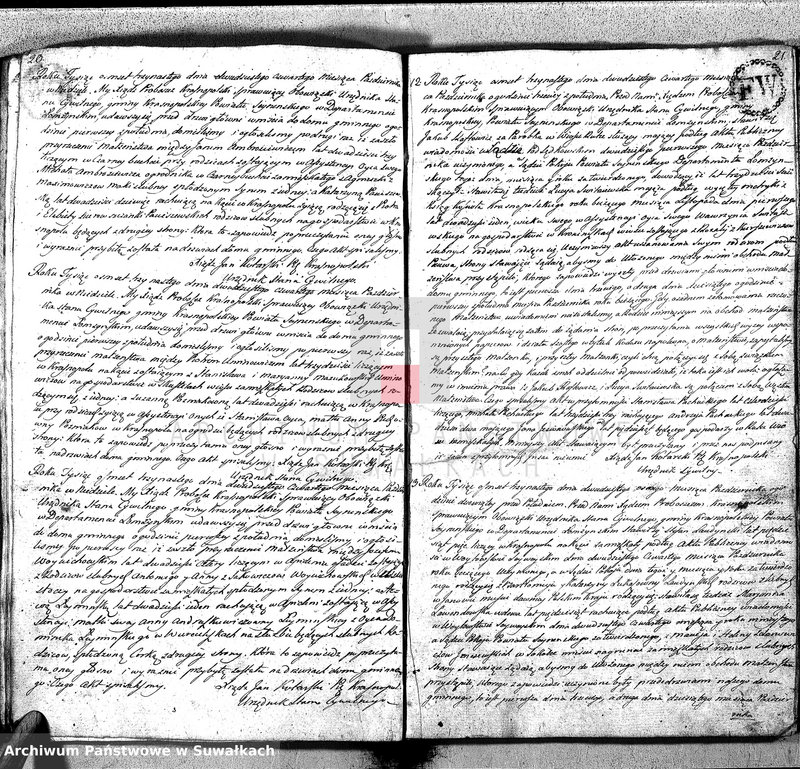 image.from.unit.number "Akta Cywilne Małżeństwa Gminy Krasnopolskiey Pttu Seyneńskiego Deptu Łomżyńskiego 1813 R."