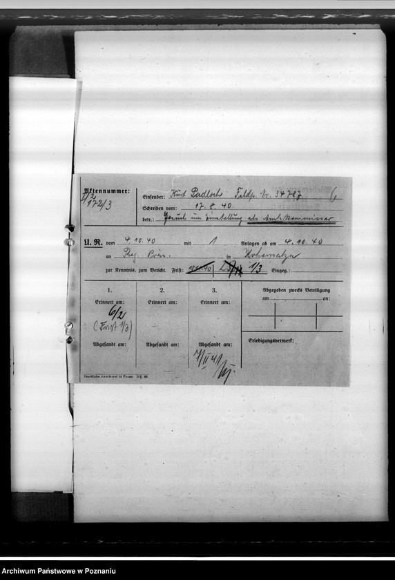 Obraz 10 z jednostki "Padloch, Kurt - komisarz obwodowy"