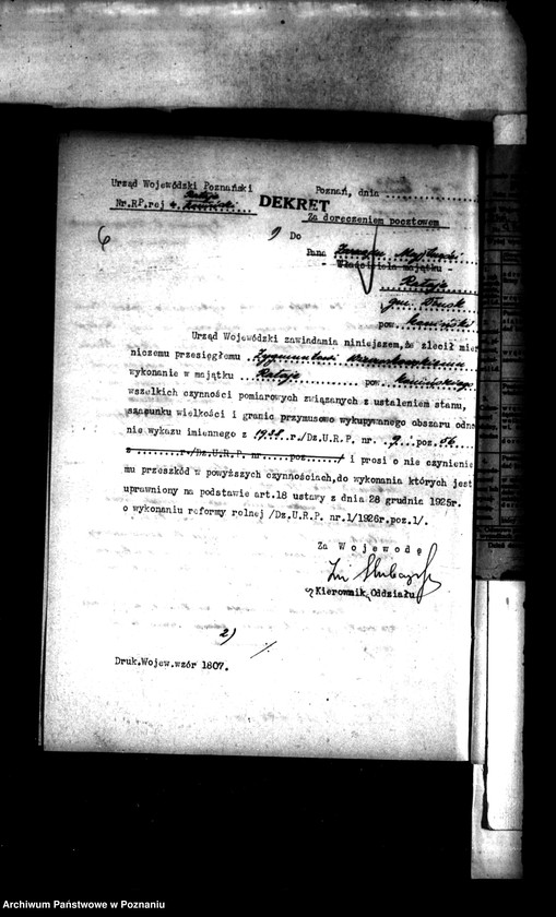 Obraz 9 z jednostki "/Majątek Rataje powiatu konińskiego przymusowy wykup/"