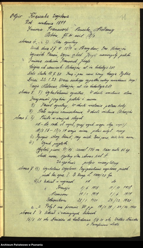 Obraz 17 z jednostki "Ostrzeszów, powiat Kępno - akta koła."