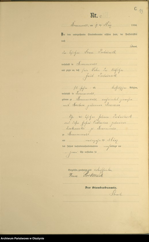 image.from.unit.number "Sterbe-Haupt-Register Nr 1 - 52"