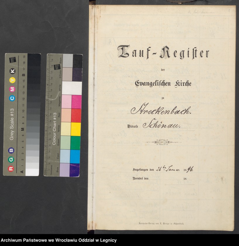 image.from.unit.number "Tauf-Register der Evangelischen Kirche zu Streckenbach"